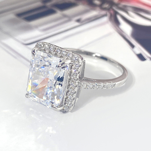 Anillo Clásico Elegante y Moderno, Joyería de Plata de Ley 925 con Baño de Rodio y Circonita, Anillos de Compromiso, Promesa, Boda y Fiesta para Mujer - Product Image 3