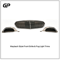 Kit carrosserie pour Mercedes Benz Classe E W212, mise à niveau au style Maybach W223, kit de garniture de calandre avant et arrière en PP