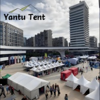 Carpa de pagoda impermeable con marco de aluminio de tamaño personalizado para jardín, boda, exposición, comedor al aire libre, catering o espacio para eventos especiales