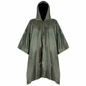 Poncho de lluvia personalizado de montaña impermeable camuflaje táctico impermeable para acampar senderismo caza al aire libre - Product Image 1