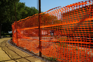 Barrière de sécurité temporaire pour clôture à neige orange 4 'x 100' avec matériau HDPE - Product Image 5