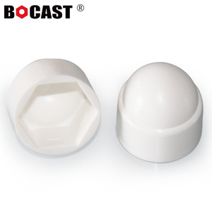 Bouchon à vis en plastique Bocast blanc, hexagonal intérieur, rond extérieur, pour usage industriel, qualité A - Product Image 1
