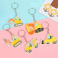 Porte-clés en PVC de dessin animé - Accessoire universel pour hommes et femmes - Décoration murale - Porte-clés avec boucle