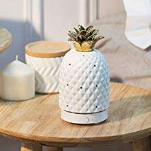 Керамический электрический увлажнитель воздуха в форме ананаса с функцией холодного тумана, питанием от USB, для дома, автомобиля и использования на улице, для ароматерапии - Product Image 5