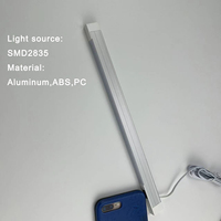 Lampu Sensor Gerak LED Modern dengan Penutup PC untuk Kabinet dan Lemari Furnitur Bahan Aluminium PC Dapat Diredupkan