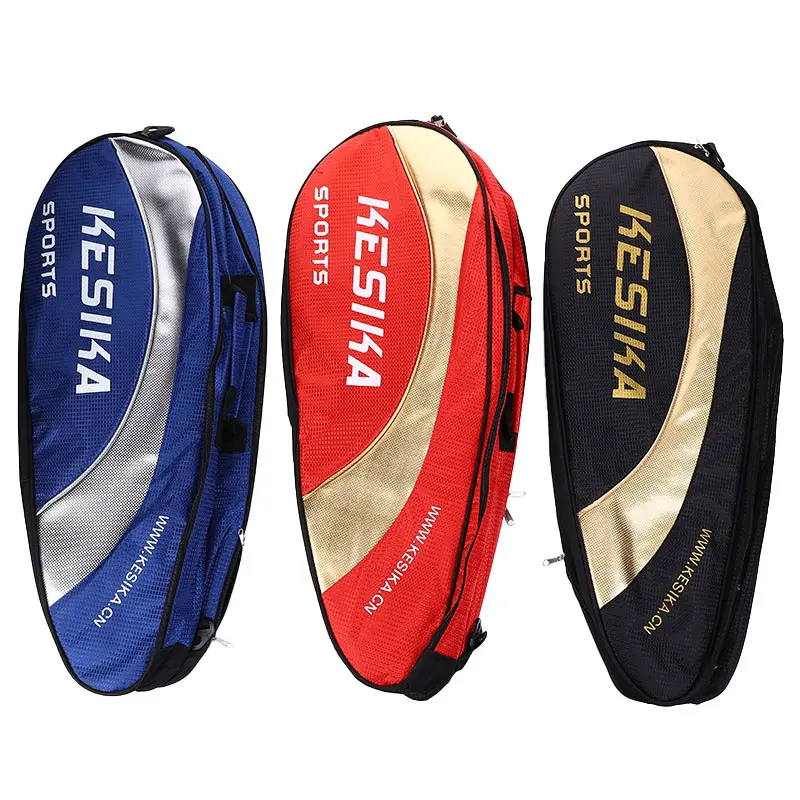 Grosir kustom perjalanan pantai raket tenis unik tas dengan logo tas tenis ransel