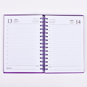 Longorgeous Logo personnalisé A5 A6 étudiant école cahier à spirale journaux et planificateurs nouvel an journal <span class=keywords><strong>2023</strong></span> <span class=keywords><strong>Agenda</strong></span> - Product Image 6