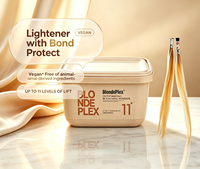 Poudre décolorante Blondeplex 11 niveaux, décoloration rapide des cheveux, avec technologie PLEX, fabriqué en Italie, avec cuillère doseuse incluse