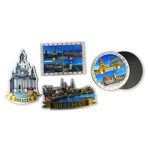 แม่เหล็กติดตู้เย็นรูปภาพทิวทัศน์ชื่อดังของทะเลสาบโบเดนซ์  แม่เหล็กฟอยล์สีเงินแบบกำหนดเองพร้อมโลโก้ - Product Image 4