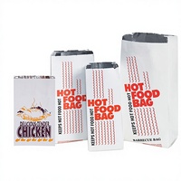 Sacs en papier kraft jetables RUNXING de qualité alimentaire avec revêtement anti-humidité et anti-graisse pour plats à emporter et barbecues
