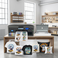 Imprimante DTF 30 cm avec tête XP600, format A3, avec secoueur de poudre et sécheur, machine d'impression de t-shirts pour petites entreprises