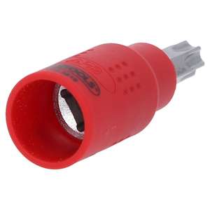 KS TOOLS 3/8" insulated bit <b>socket</b> for Torx, T50, 60 mm - Product Image 2