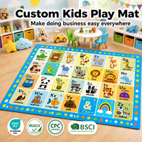 Tapis éducatif pour enfants en nylon imprimé, tapis de jeu pour enfants, tapis personnalisé pour enfants, adapté à la chambre des enfants, au salon