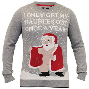 <span class=keywords><strong>Pull</strong></span> de Noël personnalisé de haute qualité, broderie Père Noël, tricot amusant et mignon, col rond, manches longues, <span class=keywords><strong>pull</strong></span> moche - Product Image 1