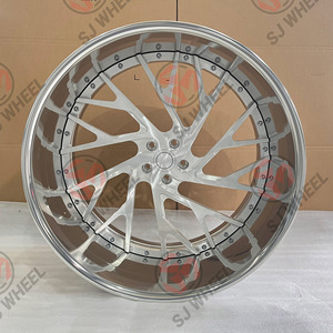 Jantes SJ personnalisées forgées pour SUV, tout-terrain, camion 4x4, <span class=keywords><strong>6x6</strong></span>, 22x12, 24x14, 26x14, 26x16, 5x127, 5x139.7, 6x135, 6x139.7, 8x165.1, 8x170 - Product Image 3