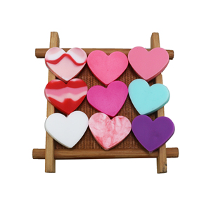 Nouveauté : Perles en silicone personnalisées en forme de cœur pour la Saint-Valentin, idéales pour colliers, fabrication de sucettes et bijoux, design couple amoureux - Product Image 6