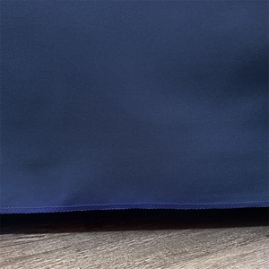 Màu xanh hải quân Polyester được trang bị Khăn trải bàn biểu tượng tùy chỉnh tông màu trung tính Bìa quảng cáo cho các sự kiện mạng hội thảo dệt kỹ thuật - Product Image 5