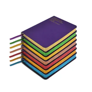 Books Custom Printing Service Leather PU Soft Cover Hardcover English Novel Custom Size Color Educational Learning Books