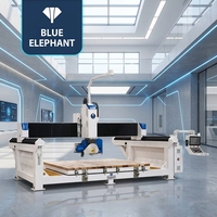 Machine de découpe de pierre CNC 5 axes pour comptoirs de cuisine et de salle de bain, et machine de profilage des bords pour marbre et granit