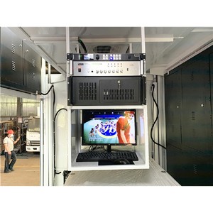 รถบรรทุกติดตั้งป้ายโฆษณาแบบกันน้ำพร้อมจอแสดงผล LED บนกระจกสำหรับโฆษณากลางแจ้ง - Product Image 4