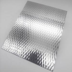 304 décoratif no.4 nid d'abeille or rose <span class=keywords><strong>bronze</strong></span> noir gris laiton 5WL 2WL 6WL miroir gaufré tôle d'acier inoxydable pour revêtement - Product Image 1