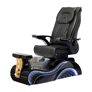 Sillón de Pedicura de Lujo Multifuncional para Salón de Belleza, con Respaldo Alto, Spa, Hidromasaje para Pies, Estación de Manicura y Pedicura - Product Image 1