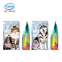 Sac alimentaire pour animaux de compagnie à fond plat imprimé sur mesure 1kg 5kg 10kg, pochette à fermeture éclair pour nourriture pour chiens, chats, litière pour chats, graines pour oiseaux, aliments pour poissons, friandises
