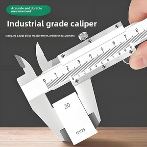Hochpräziser Kohlenstoffstahl Edelstahl-Schiebemaßstab für Haushalt und Industrie mit Digitalanzeige und 0,02mm Auflösung - Product Image 1