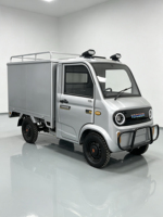 Mini-camion léger 100% électrique pour livraison express, capacité 500 kg, pour transport de marchandises légères