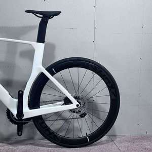 Bicicleta de Carretera Aero de Fibra de Carbono KOZO, Venta Directa de Fábrica, 700C, Shimano 105 7120-24s, Frenos de Disco Hidráulicos, OEM WHL-VORTEX-6810-2 - Product Image 4