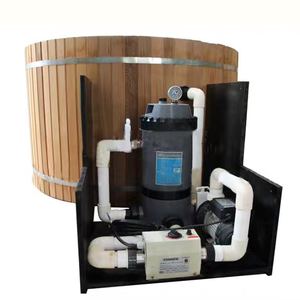 Gran oferta, bañera de hidromasaje de madera de cedro chino moderno, piscina interna de madera para villas, bañera de hidromasaje de barril de spa interior y exterior - Product Image 1