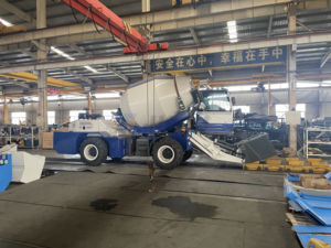 Kapasitas Dari 0.8m3 hingga 6m3 Mixer Beton Mobile Multifungsi Satu <span class=keywords><strong>Batch</strong></span> dengan Hopper Pemuat Otomatis, Cocok untuk Proyek Jalan Raya - Product Image 3