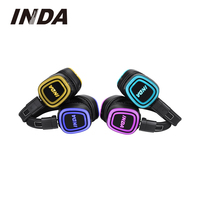 Headphone Disko Senyap RF890 HiFi Grosir, Sistem Peredam Kebisingan, Headset Pesta Nirkabel