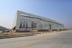 อาคารคลังสินค้าโครงสร้างเหล็กโลหะบริษัทออกแบบโรงผลิตเหล็กแบบกำหนดเอง - Product Image 2