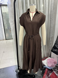 TAOP&ZA 2026 Vestido <span class=keywords><strong>Elegante</strong></span> y Moderno de Primavera/Verano para Mujer, con Solapa, Sin Mangas, Casual, con Cinturón, 5029168 - Product Image 6