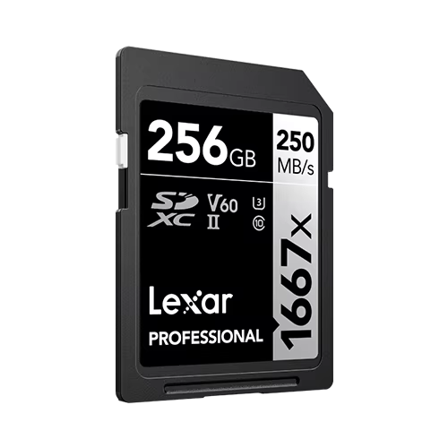 Lexar 1667X SD Card 256G Professional Memory Card 64G 128G SDXC U3