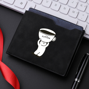 Cartera Corta <span class=keywords><strong>de</strong></span> Cuero PU Estilo Ejecutivo para <span class=keywords><strong>Hombre</strong></span> con Compartimento para Tarjetas <span class=keywords><strong>de</strong></span> Crédito y Cartera Interior Multifuncional - Product Image 3