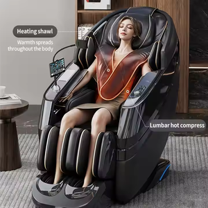 Fauteuil de <span class=keywords><strong>massage</strong></span> 2025 Double mouvement Zero Gravity Fauteuil de <span class=keywords><strong>massage</strong></span> électrique complet du corps Luxe 4D Livré avec support de téléphone/tablette - Product Image 2