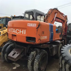 Escavatore gommato Hitachi EX100WD usato