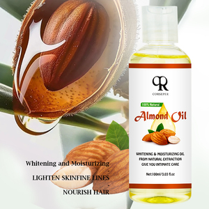 Huile essentielle d'amande naturelle pure 100% pour le corps 7 jours pour éclaircir la peau améliorant la matité de l'huile de massage blanche - Product Image 1