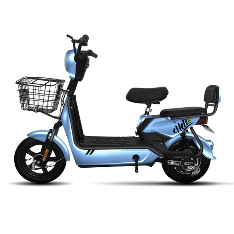 High Quality 12 Inch 400W 500W Electric City Bicycle Electric Scooter with 48V Lead Acid Battery