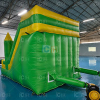 Maison de rebond gonflable OEM gonflable sautant château gonflable plein d'entrain avec toboggan pour la fête des enfants