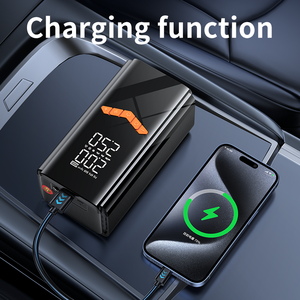 Démarreur instantané sans tension pour voitures essence et diesel, gonfleur de pneus d'urgence portable, compresseur d'air 150 PSI, booster de batterie automobile - Product Image 6