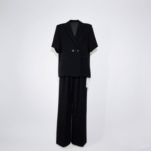 Completo <span class=keywords><strong>Abbigliamento</strong></span> Casual <span class=keywords><strong>Donna</strong></span> Modello 2026: Top e Pantaloni Larghi con Stampa Fantasia, Lunghezza alla Caviglia, Ideale per Primavera/Estate - Product Image 5