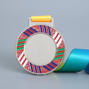 Customized 35g Gold Medal Medallion Metal Lanyard Soccer Trophy Iron Casting with Engraving Technique