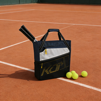 Sac de tennis personnalisé KOP, vente en gros, bleu marine et blanc, pour femmes et hommes
