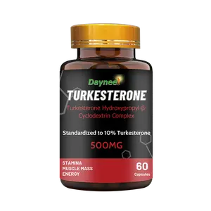كبسولات Turkesterone للرجال لنمو العضلات كابسولات طاقة طبيعية لنمو العضلات حبوب لنشاطات القوة لدى الرجال