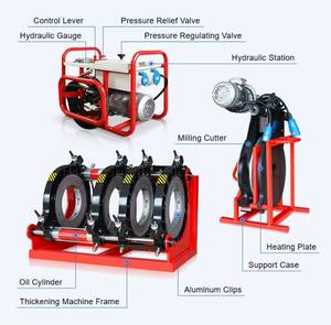 Stumpfschweißmaschine Manuell 40-250mm HDPE-Rohr Stumpfschweißmaschine Thermofusionsmaschine - Product Image 6
