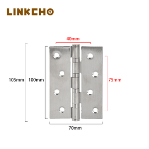 Bisagras de Acero Inoxidable LINKCHO de 4 Pulgadas para Puertas de <span class=keywords><strong>Madera</strong></span> de Baño y Dormitorio, <span class=keywords><strong>Bisagra</strong></span> Plegable Silenciosa de 4 mm de Grosor con Fácil Instalación - Product Image 5