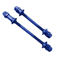 Tige de vélo à dégagement rapide en alliage d'aluminium traité thermiquement sur mesure, tige en acier antirouille certifiée RoHS pour vélos de route et de banlieue